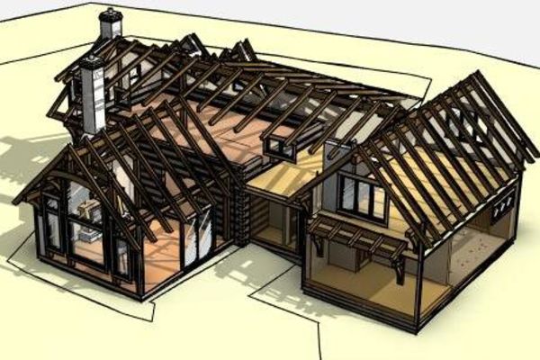 Clearview-Chalet-Collingwood-Ontario-Canadian-Timberframes-Design-Timber-View